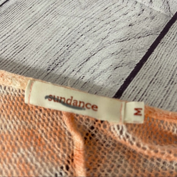 Sundance Dip Dyed Boho Sheer Long Sleeve Mesh Lace Kimono - Picture 12 of 12